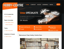 Tablet Screenshot of hobby-centre.ch
